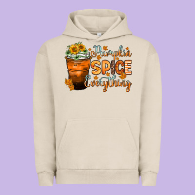 Pumpkin Spice Everything Urban Hoodie Designed By Zillion Design Studio