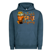 Pigment Midnight Navy pumpkin spice everything Urban Hoodie - Zillion Design Studio