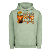 Pigment Oil Green pumpkin spice everything Urban Hoodie - Zillion Design Studio
