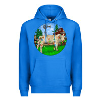 True Royal christmas charolais bull and barnyard Premium Hoodie - RanaPortraitStore