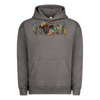 Pigment Tornado western mini black highland calf Urban Hoodie - RanaPortraitStore
