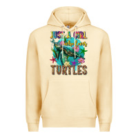 Pina Colada just a girl who loves turtles Premium Hoodie - texasbilliewilder