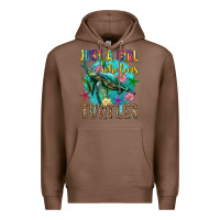 Chestnut just a girl who loves turtles Premium Hoodie - texasbilliewilder