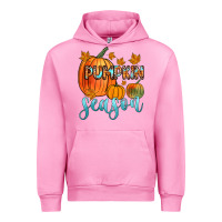 Fuchsia Pink pumpkin season Urban Hoodie - Zillion Design Studio