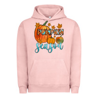 Pigment Salmon pumpkin season Urban Hoodie - Zillion Design Studio