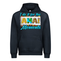 Navy i do it for the aha moments Urban Hoodie - texasbilliewilder