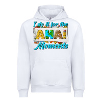 White i do it for the aha moments Urban Hoodie - texasbilliewilder