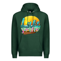 Sports Green lake junkie Premium Hoodie - texasbilliewilder