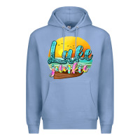 Colony Blue lake junkie Premium Hoodie - texasbilliewilder