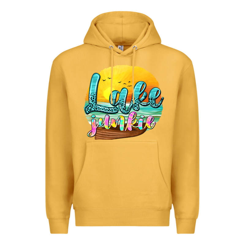 Lake Junkie Premium Hoodie by texasbilliewilder | Teevron