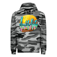Slate Camo lake junkie Premium Hoodie - texasbilliewilder