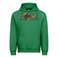 Emerald western mama with highland cow Urban Hoodie - RanaPortraitStore