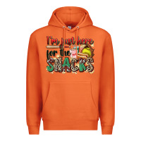 Carrot i'm just here for the snacks softball Premium Hoodie - Zillion Design Studio