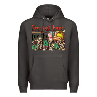 Smoke i'm just here for the snacks softball Premium Hoodie - Zillion Design Studio
