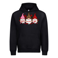 Black happy valentine's day dno es with rose Urban Hoodie - RanaPortraitStore