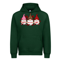 Forest Green happy valentine's day dno es with rose Urban Hoodie - RanaPortraitStore