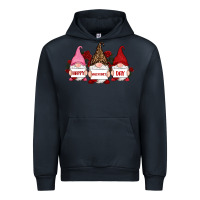 Navy happy valentine's day dno es with rose Urban Hoodie - RanaPortraitStore