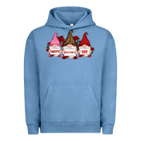 Pigment Pebble Blue happy valentine's day dno es with rose Urban Hoodie - RanaPortraitStore