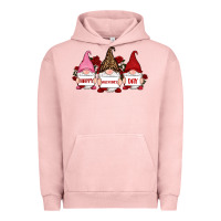 Pigment Salmon happy valentine's day dno es with rose Urban Hoodie - RanaPortraitStore