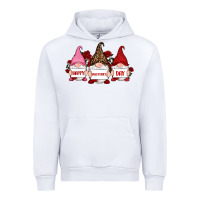 White happy valentine's day dno es with rose Urban Hoodie - RanaPortraitStore