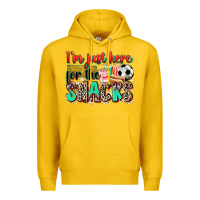 Lemon i'm just here for the snacks soccer Premium Hoodie - Zillion Design Studio