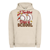 Pigment French Oak i tackled 100days of school baseball Urban Hoodie - texasbilliewilder
