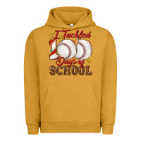 Pigment Peanut Butter i tackled 100days of school baseball Urban Hoodie - texasbilliewilder