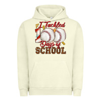 Pigment Pistachio i tackled 100days of school baseball Urban Hoodie - texasbilliewilder
