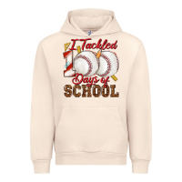 Sandshell i tackled 100days of school baseball Urban Hoodie - texasbilliewilder