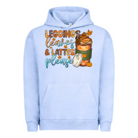 Pigment Grape Ice leggins leaves and lattes Urban Hoodie - Zillion Design Studio