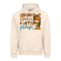 Sandshell leggins leaves and lattes Urban Hoodie - Zillion Design Studio
