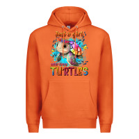 Carrot just a girl who loves turtles Premium Hoodie - texasbilliewilder