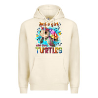Just A Girl Who Loves Turtles Premium Hoodie | Teevron