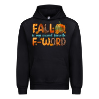Black fall is my second favorite f word Urban Hoodie - Zillion Design Studio