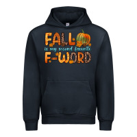 Navy fall is my second favorite f word Urban Hoodie - Zillion Design Studio