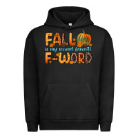 Pigment Black fall is my second favorite f word Urban Hoodie - Zillion Design Studio
