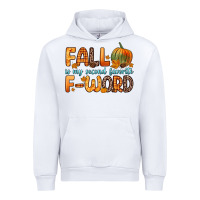 White fall is my second favorite f word Urban Hoodie - Zillion Design Studio