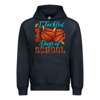 Navy i tackled 100days of school basketball Urban Hoodie - texasbilliewilder
