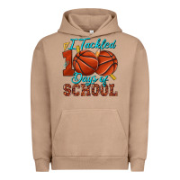 Pigment Burro i tackled 100days of school basketball Urban Hoodie - texasbilliewilder