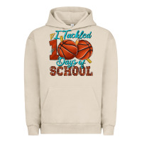 Pigment French Oak i tackled 100days of school basketball Urban Hoodie - texasbilliewilder
