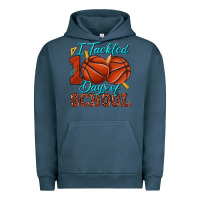 Pigment Midnight Navy i tackled 100days of school basketball Urban Hoodie - texasbilliewilder