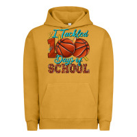 Pigment Peanut Butter i tackled 100days of school basketball Urban Hoodie - texasbilliewilder