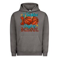 Pigment Tornado i tackled 100days of school basketball Urban Hoodie - texasbilliewilder