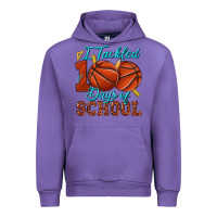 Tulip i tackled 100days of school basketball Urban Hoodie - texasbilliewilder