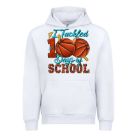White i tackled 100days of school basketball Urban Hoodie - texasbilliewilder