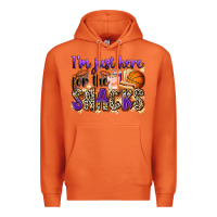 Carrot i'm just here for the snacks basketball Premium Hoodie - Zillion Design Studio