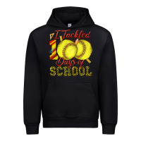 Black i tackled 100days of school softball Urban Hoodie - texasbilliewilder