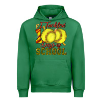 Emerald i tackled 100days of school softball Urban Hoodie - texasbilliewilder