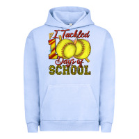 Pigment Grape Ice i tackled 100days of school softball Urban Hoodie - texasbilliewilder