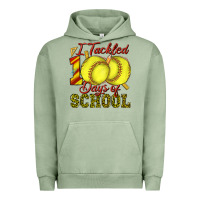 Pigment Oil Green i tackled 100days of school softball Urban Hoodie - texasbilliewilder